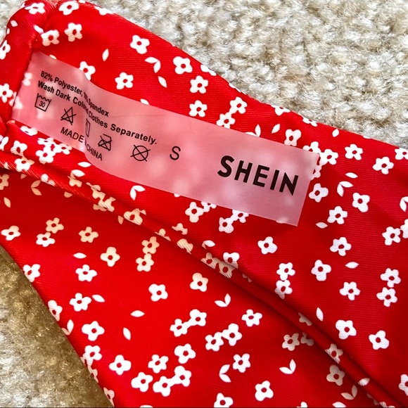 NWOT SHEIN Floral Daisy “Ditsy” Cheeky Bikini Set—SZ. Small - Picture 3 of 7